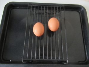 ゆで卵になる卵